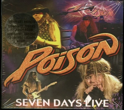 Poison Seven Days Live CD new Foto 1 de 2