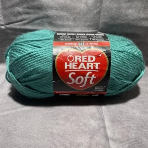 One full skein Red Heart Soft Yarn Deep Sea - Picture 1 of 4