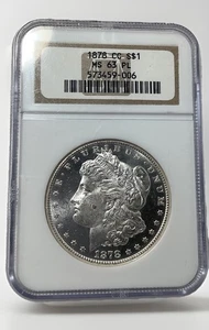 1878-CC MORGAN U.S. SILVER DOLLAR PCGS MS63PL - Picture 1 of 4