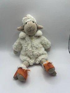 JELLYCAT Shoo-Shoo Sheep Orange Plush Fur Shearling Coat Hat & High Heel Shoes - Picture 1 of 6