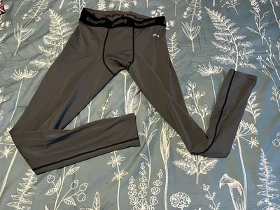 Medias de compresión Eastbay para hombre, longitud media completa, gris, evapor, pantalones, nuevas con etiquetas Foto 1 de 2