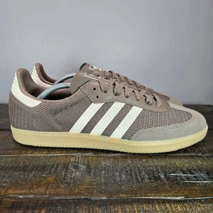 Adidas Samba OG Mens Size 13 Low Top Shoes Sneakers Brown White JI3184 - Picture 1 of 12