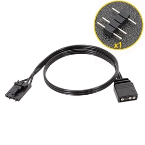 PC Fan 4Pin to 3Pin Lighting Adapter for Light Hubs Controllers PC Lighting - Afbeelding 1 van 8
