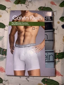 Calzoncillo boxer Calvin Klein. Mezcla de viscosa hecha de bambú. Pack de 3 tallas grandes - Imagen 1 de 3