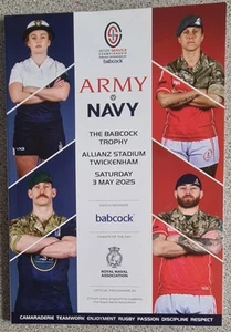 Army V Navy 3rd May 2025 Babcock Trophy Offocial Programme Mint Condition - Picture 1 of 1