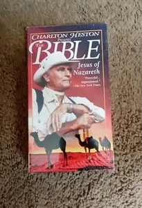 Charlton Heston Presents The Bible - Jesus of Nazareth (VHS 1993) Factory Sealed - Picture 1 of 2