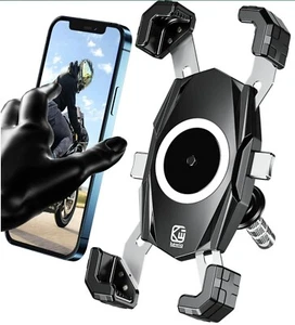Kewig Motorcycle Fork Stem Phone Mount, Motorcycle Phone Mount, 1S One-Push Lock - Bild 1 von 15