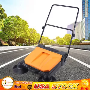 26" FLOOR GARDEN WORKSHOP PUSH SWEEPER DOMESTIC & WET BRUSHES Cleaning Tool NEW - Picture 1 of 15