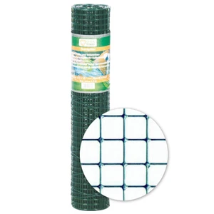 Drahtgitter grün 19x1,10x1000mm, 5 m Rolle 4eck Käfigdraht Volierendraht - Bild 1 von 1