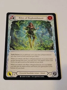 Rites of replenishment (Yellow) Tales of Aria 1st Edition Fab Tcg NM - Bild 1 von 2
