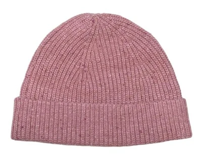 Todd Snyder Gorro Tejido Gorra Mezcla de Lana Rosa Polvorienta O/S Nueva Etiqueta $88 Foto 1 de 4