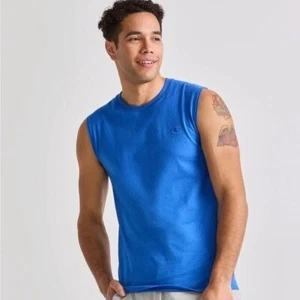 New Champion Men’s Classic Muscle T-Shirt Black Size Small - Picture 1 of 7
