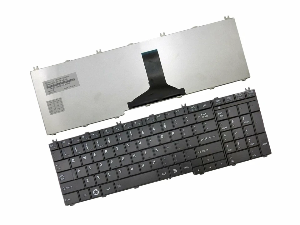 NUEVO Teclado para portátil Toshiba Satellite C655 C655D L655 L655D EE. UU. Foto 1 de 2