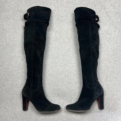 Sam Edelman Womens Boots 8 Sutton Suede Leather Over The Knee Tall High Heel - Image 1 of 4