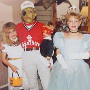 Vintage Halloween Photo Cute Children Creepy Costumes Bizarre Zombie Boys Girls
