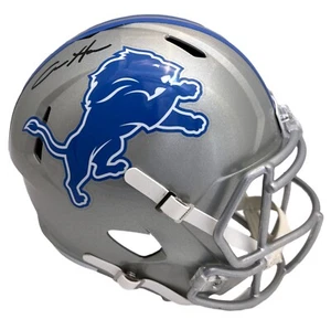Casco de velocidad de tamaño completo autografiado por Aidan Hutchinson Detroit Lions firmado por BAS - Imagen 1 de 5