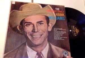 EX 1959 The UNFORGETTABLE HANK WILLIAMS lp album 1960 press MGM 3733 plays VG+ - Imagen 1 de 11