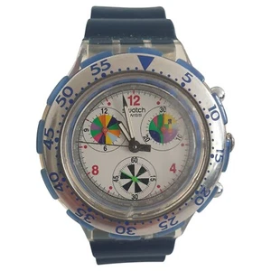 Swatch 22 Jewels' Chrono Watch - Swiss Made - Picture 1 of 9