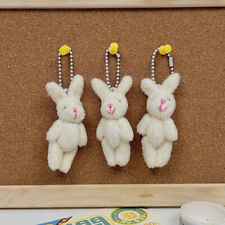 Cartoon Plush Rabbit Doll Toy Keychain Sweet Cute Bag Pendant Charms Car Keyring