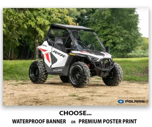 2023 Polaris RZR 200 EFI poster quadro wall art banner stampa artistica affiancata - Foto 1 di 3