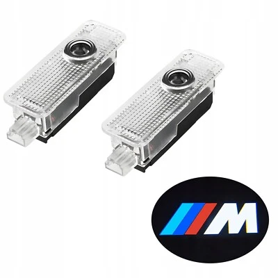 2 luci led proiettori sotto porta per bmw serie 7,5,5GT,6,3,X1,M3,M5 - Immagine 1 di 4
