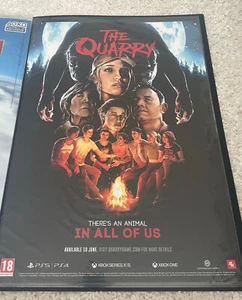 The Quarry RARO PS5 XBOX Series X 42cm x 59cm Poster Promozionale - Foto 1 di 1