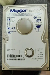 Maxtor Diamondmax plus 9 6Y080P0 80GB 7200 RPM 3.5" IDE Hard Drive - NEW Pull! - Picture 1 of 1