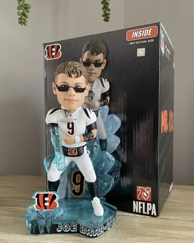 Joe Burrow Cincinnati Bengals Brrr Ice Foco Bobblehead Cover