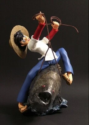 ANIME MODEL - 釣りキチ三平 Tsurikichi Sanpei Akame fishing SAMPEI - 1/10 RESIN KIT - Immagine 1 di 4