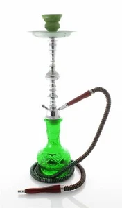 Egyptian Arabic Black 1 hose Hookah discount price shisha Smoking Lounge bar - Picture 1 of 8