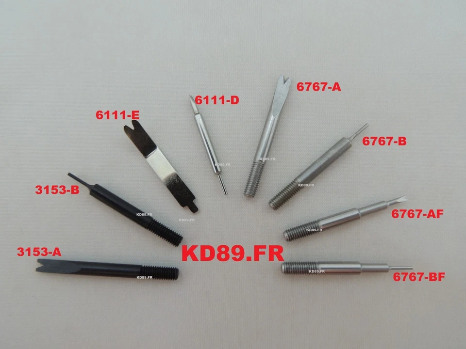 7767 6767 6767F 6111 S 3153 Outil de rechange Bergeon Distributeur Bergeon