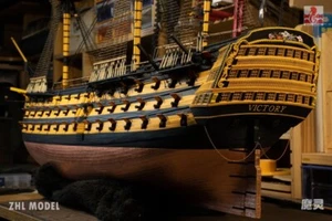 HMS Victory 1805 Scale 1/96 1032mm 40" Wood Model Ship Kit SC Brand Shicheng - Picture 1 of 7