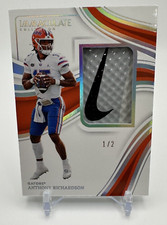*1/2* 2023 Immaculate Collegiate ANTHONY RICHARDSON SNEAK PEEK Cleat Swoosh 1/2