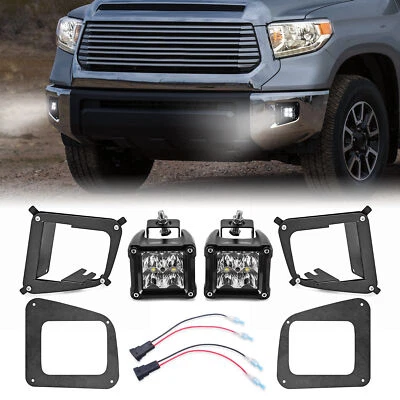 3'' 40W Bumper Fog Lights Lamps kit For Toyota Tundra 2014-2018 2019 2020 2021  — 第 1/4 张图片