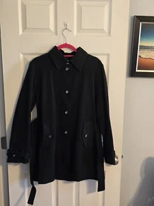 Michael Kors Damen Trenchcoat/Erbsenmantel schwarz Größe M - Bild 1 von 14