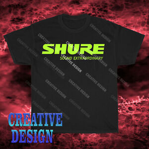 New Design Shure Audio Profesional Logo Unisex T-Shirt Funny Size S to 5XL
