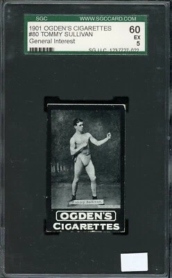 1901 Ogden's Cigarettes General Interest Ser. A Boxing #80 Tommy Sullivan SGC 5 - Image 1 of 2