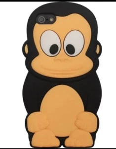 iPhone 5 Silikon Case  Demarkt Monkey Case Cover Monkey In Schwarz - Bild 1 von 2