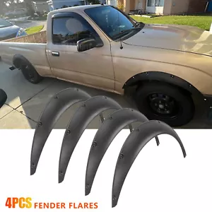For Toyota Tacoma 2DR Fender Flare Durable Extra Wide Body Kit Wheel Arches 4.5" - Picture 1 of 11