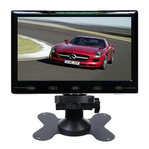 Ultra Thin 7" TFT LCD Color AV 2-CH Input Car Rear View Headrest Monitor 800*480 - Picture 1 of 10