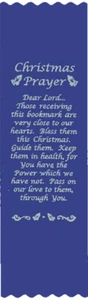 "Christmas Prayer ..." Christmas Bible Bookmark Ribbons, pack of 10 (#6-750) - Imagen 1 de 1