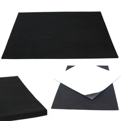 EPDM 2 3 5 8 10 mm Moosgummi Zellkautschuk Rückseite selbstklebend Kleber Matte  - Bild 1 von 4