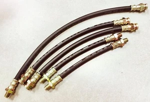 MAZDA RX3 RX-3 808 RX4 RX-4 929 FRONT AND REAR BRAKE HOSE SET NOS - Picture 1 of 1