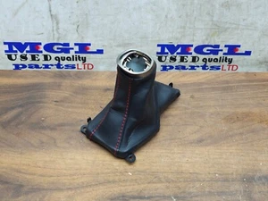 LEXUS UX 250H LEATHER GEAR SELECTOR SHIFTER GAITER RED STITCHING 2018-2023 - Afbeelding 1 van 7