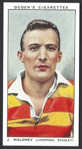 OGDENS - FOOTBALL CLUB CAPTAINS - #36 J MALONEY, LIVERPOOL STANLEY - Picture 1 of 2
