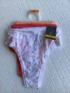 SECRET TREASURES Set of 3 Women's Size 6 Medium Wide Band Thong Panties NWT - Picture 1 of 4