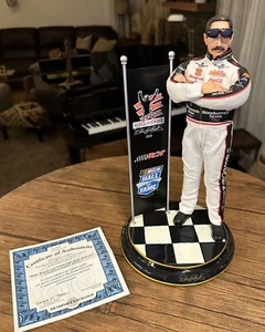 "Dale Earnhardt NASCAR Hall of Fame" Commemorative Statue w/COA #A1918 (RARE!!) - Picture 1 of 12