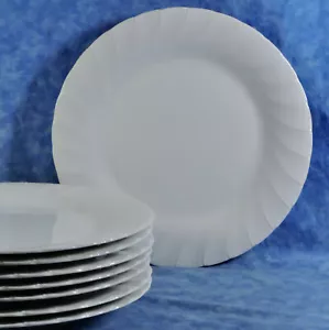 8 platos de cena Sheffield BONE BLANCO porcelana China - remolino, vieira - Japón - Usado en excelente condición - Imagen 1 de 4