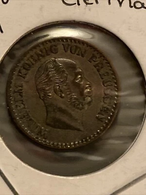 1868 A German States Prussia 1 Silver Groschen - Image 1 of 2