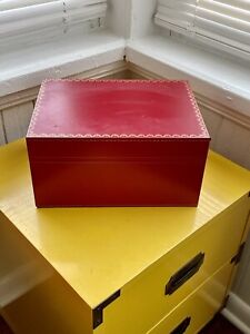 Vintage Cartier XLarge Watch Jewelry Perfume Storage Case Box w/ Drawer BTGM0096